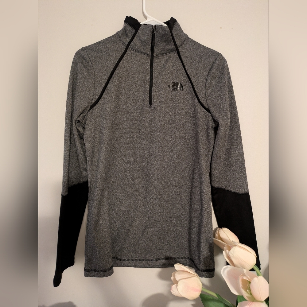 The North Face Gray Quarter-Zip Pullover